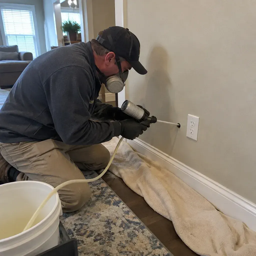 Termite foam for termite treatment in Frederick, MD