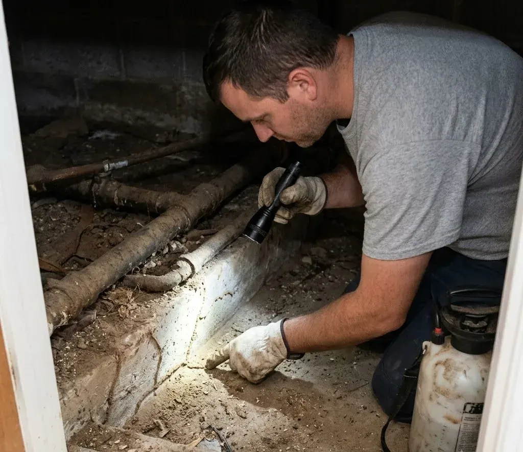 Formosan Termites termite inspection in Frederick, MD